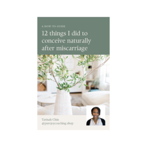 FREE eBook - 12 things I did to conceive naturally after miscarriage